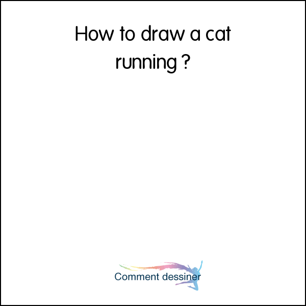 How to draw a cat running